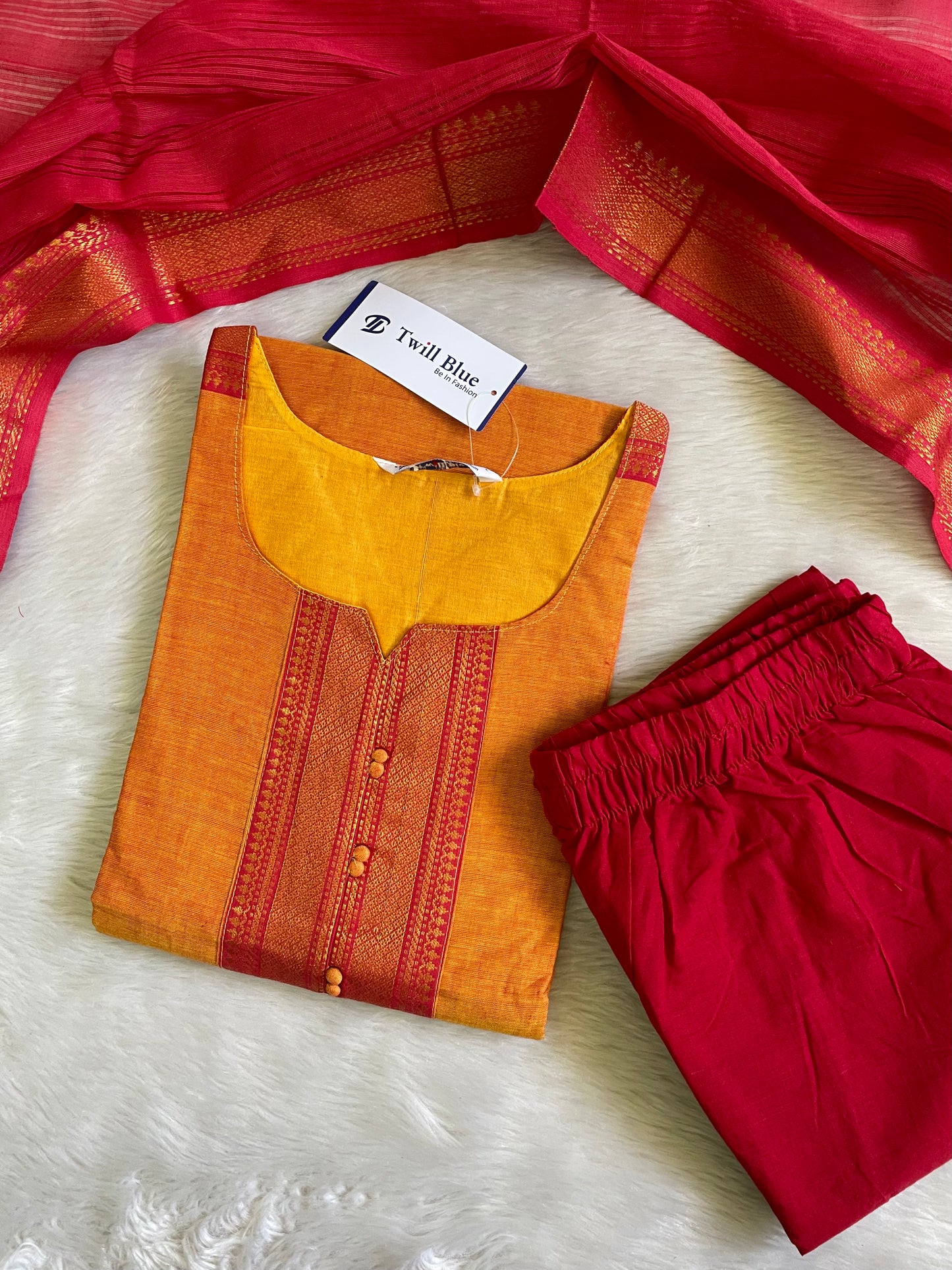 Premium Chettinad Cotton Kurta Sets (JOY060)