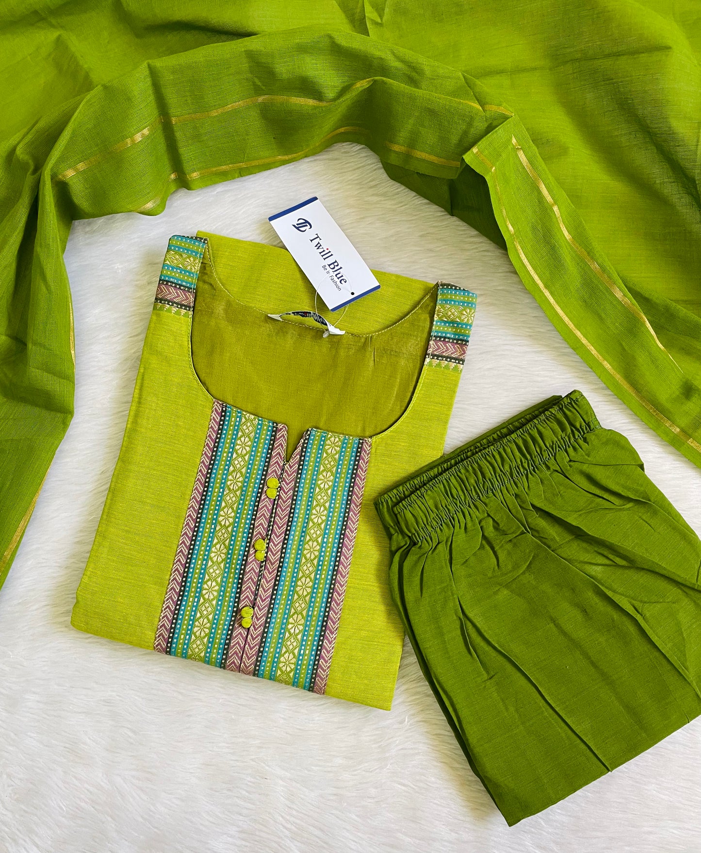 Premium Chettinad Cotton Kurta Sets (JOY060)