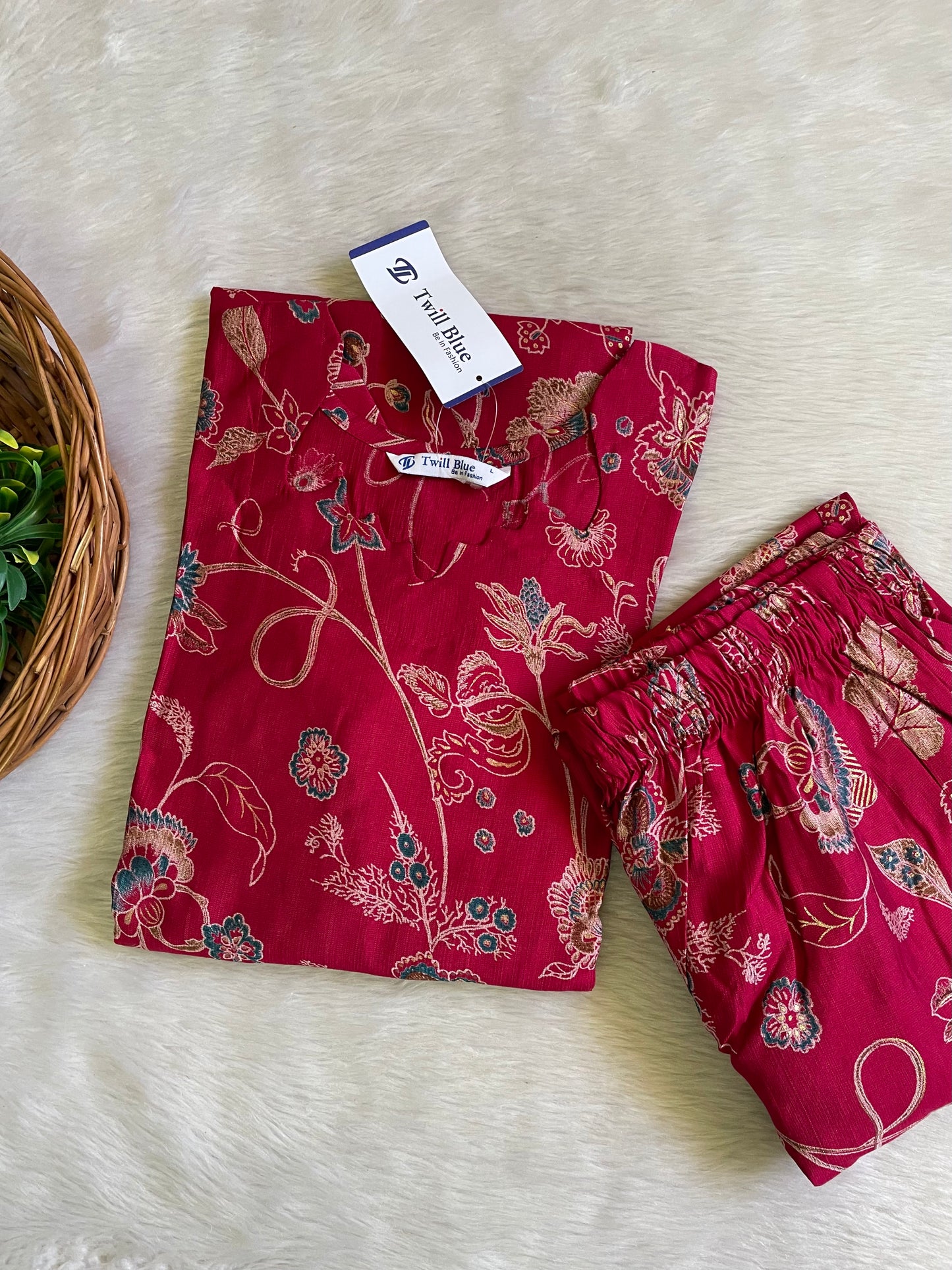 Premium Festive Silk Co-ord Sets (JOY049)