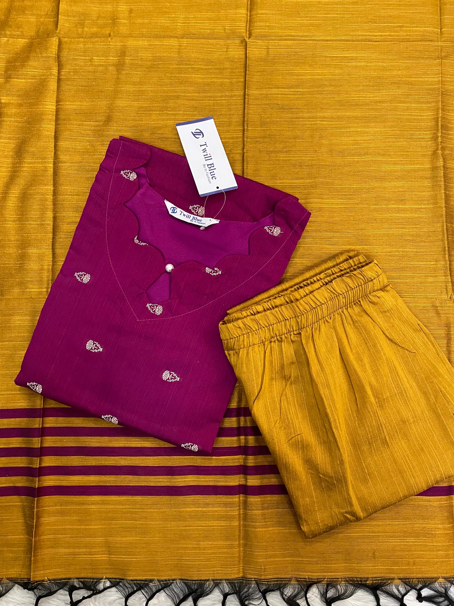 Premium Raw Silk Kurta Sets (JOY047)