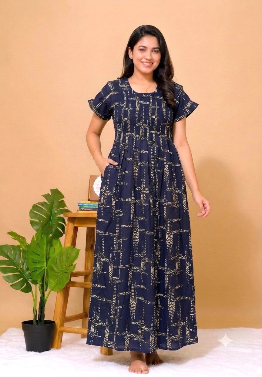 Smokey Model Nighty (Blue)