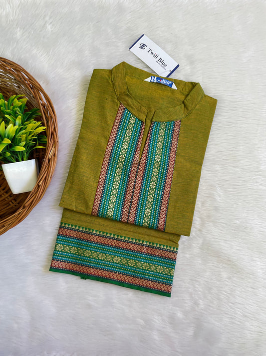 Chettinad Cotton Silk Kurtis