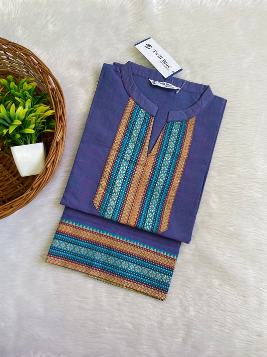 Chettinad Cotton Silk Kurtis