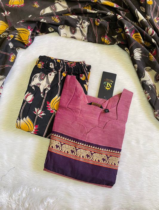 Premium Narayanapet Cotton Kurta Sets (JOY062)