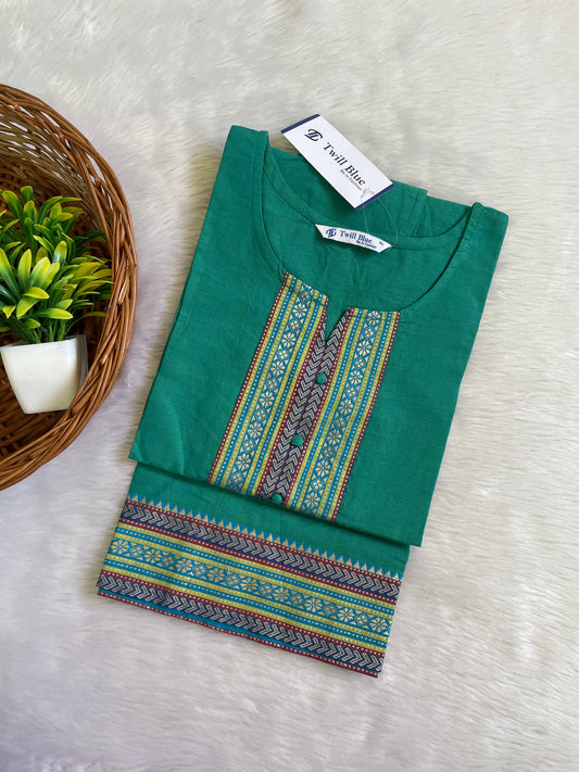Chettinad Cotton Silk Kurtis