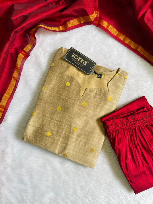 Premium Raw Silk Kurta Sets