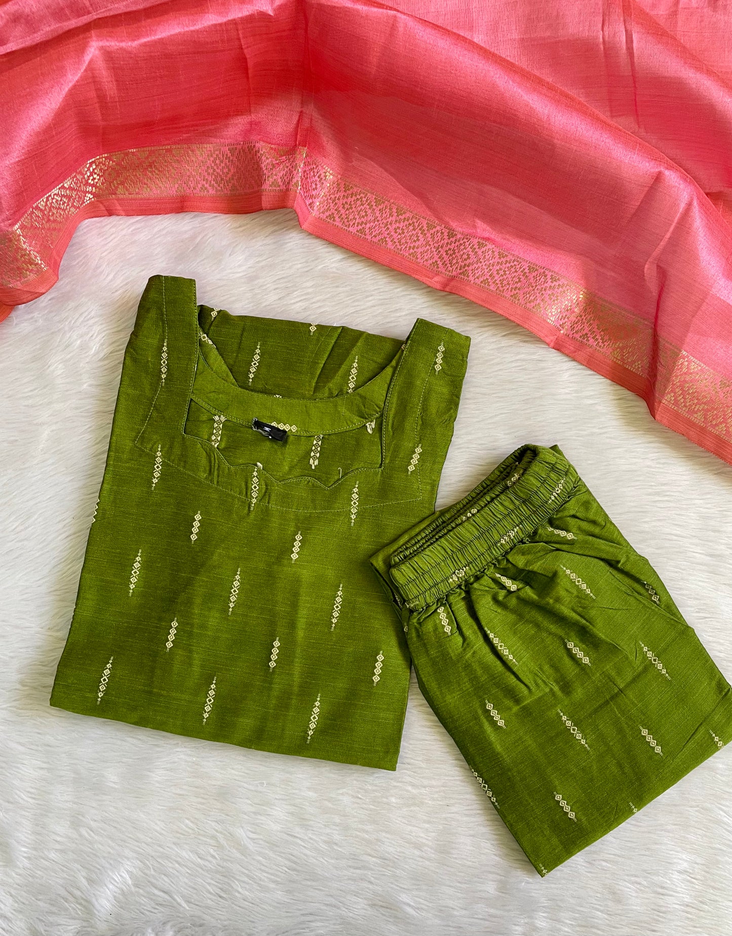 Premium Raw Silk Kurta Sets (JOY047)