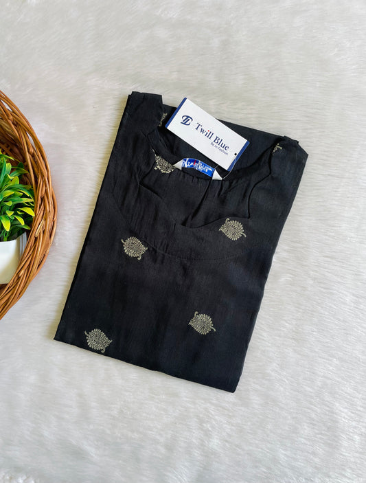 Festive Buta Silk Kurtis