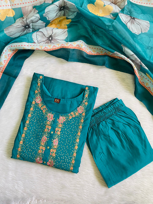 Festive Wear Kurta Sets with Lining (JOY069)