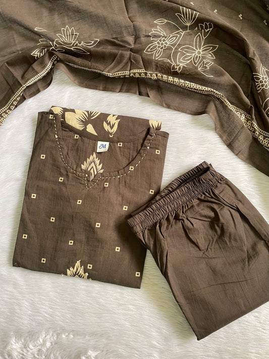 Pure Cotton Kurta Sets (JOY046)