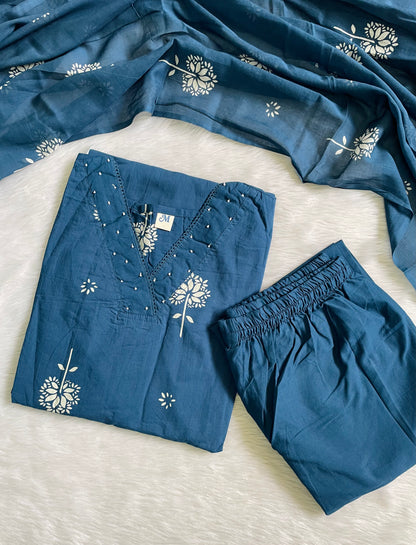 Pure Cotton Kurta Sets (JOY046)