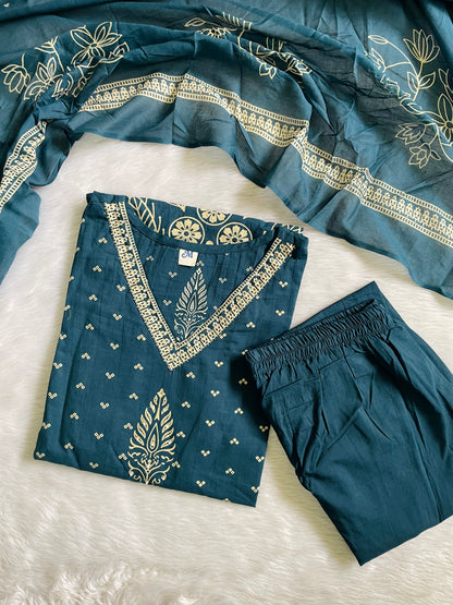 Pure Cotton Kurta Sets (JOY046)
