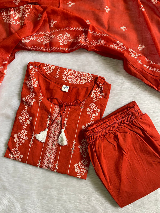 Pure Cotton Kurta Sets (JOY046)
