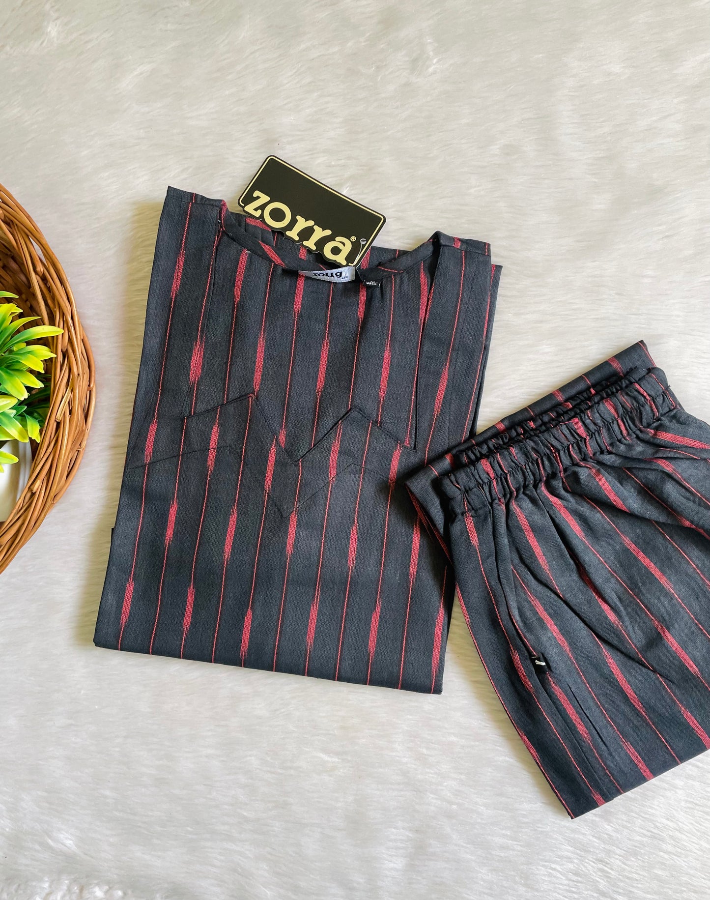 Premium Ikkat Cotton Co-ord Sets (JOY073)