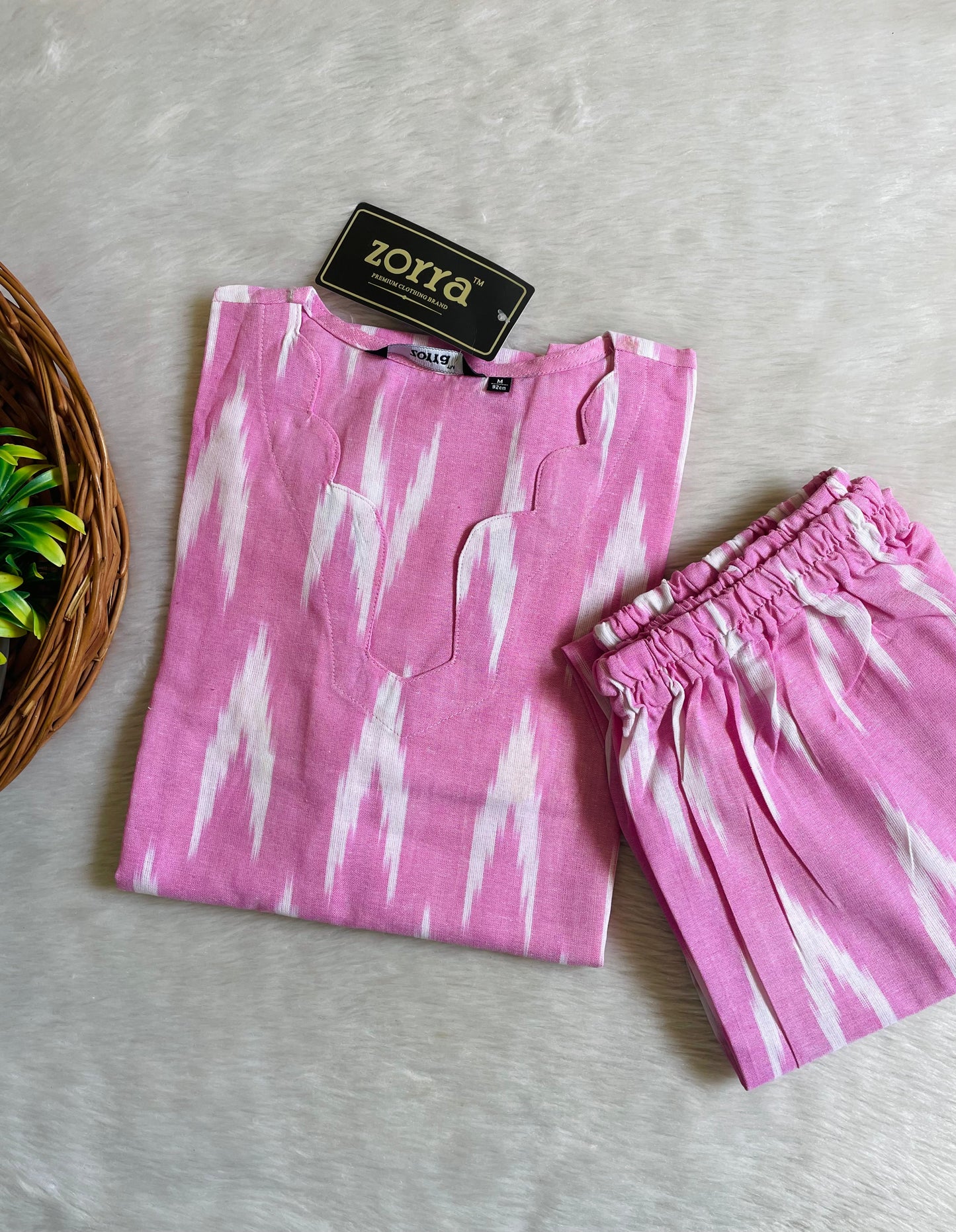 Premium Ikkat Cotton Co-ord Sets (JOY073)