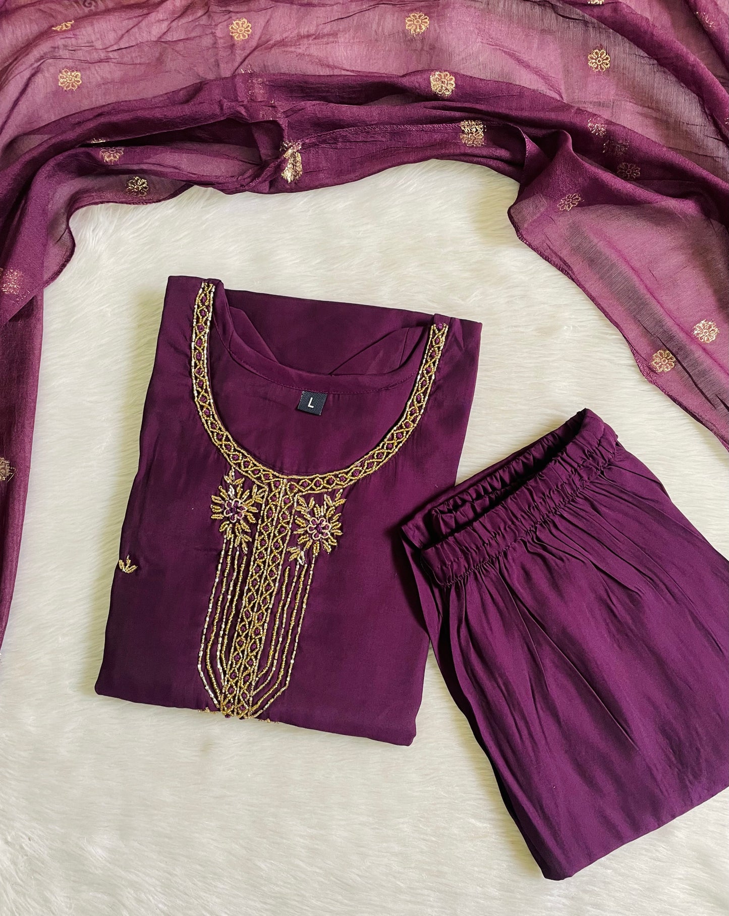 Festive Wear Kurta Sets with Lining (JOY074)