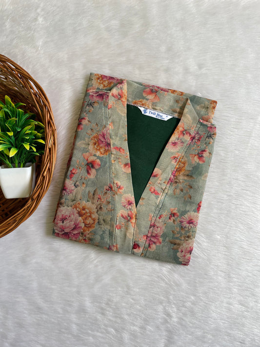Tissue Silk Kurtis