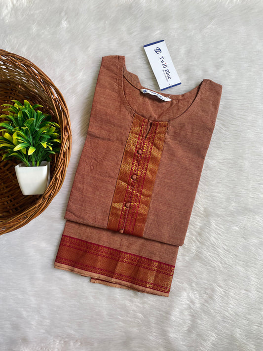 Chettinad Cotton Silk Kurtis