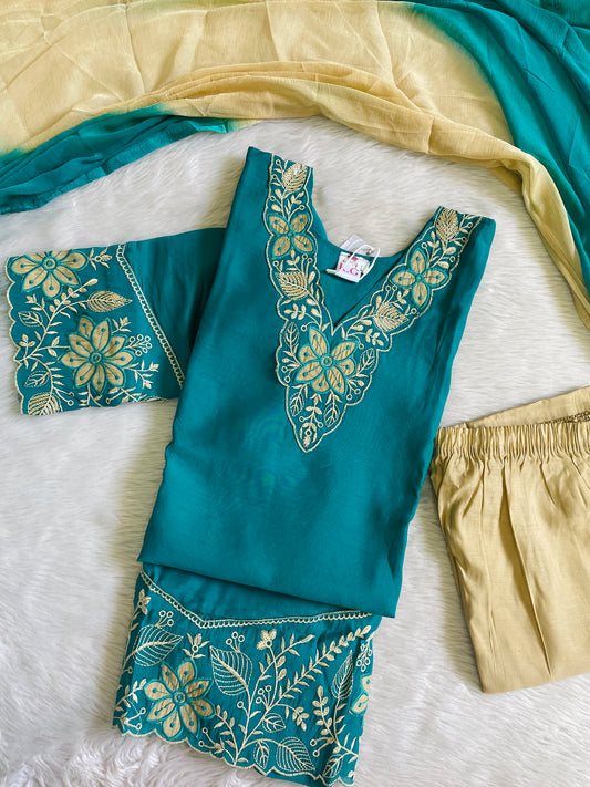 Festive Wear Kurta Sets with Lining (JOY069)