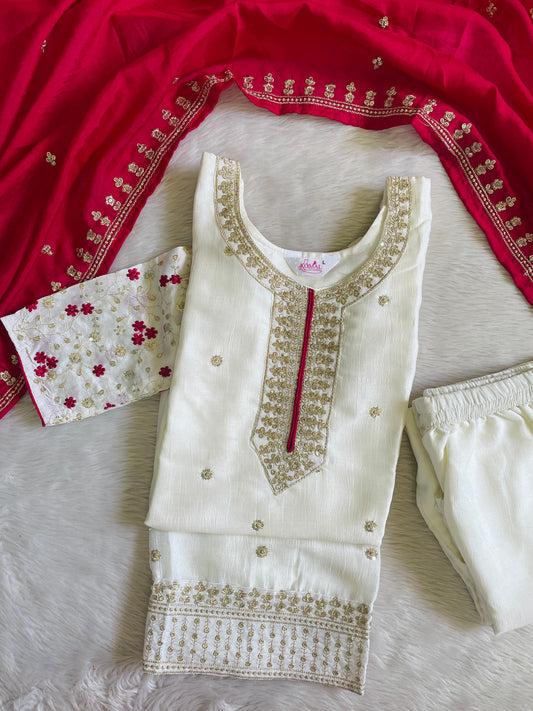 Festive Wear Kurta Sets with Lining (JOY069)