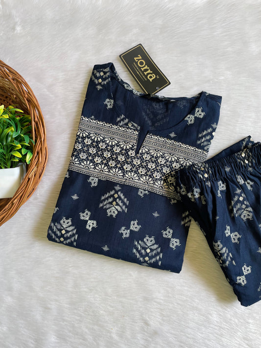 Premium Vatican Silk Kurta Pant Sets(Blue)