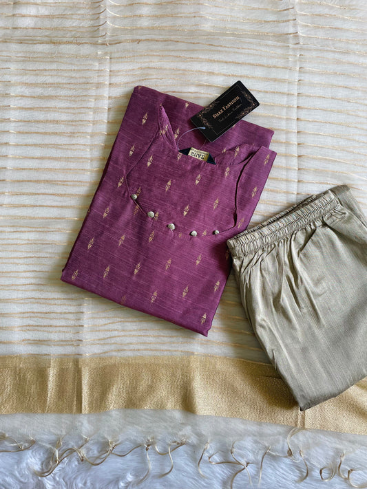 Premium Raw Silk Kurta Sets