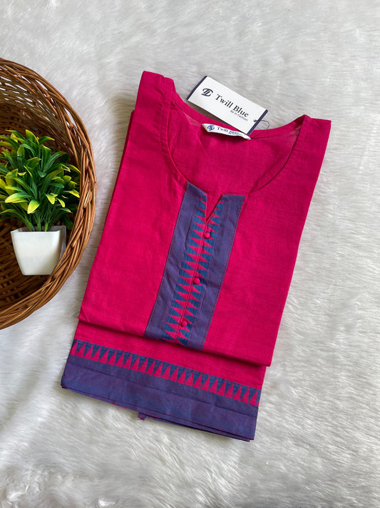 Chettinad Cotton Silk Kurtis
