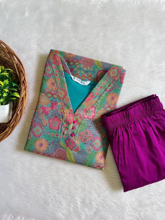 Premium Tissue Kurta Pant Sets