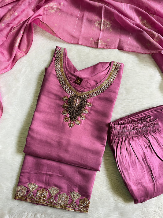 Festive Wear Kurta Sets with Lining (JOY069)