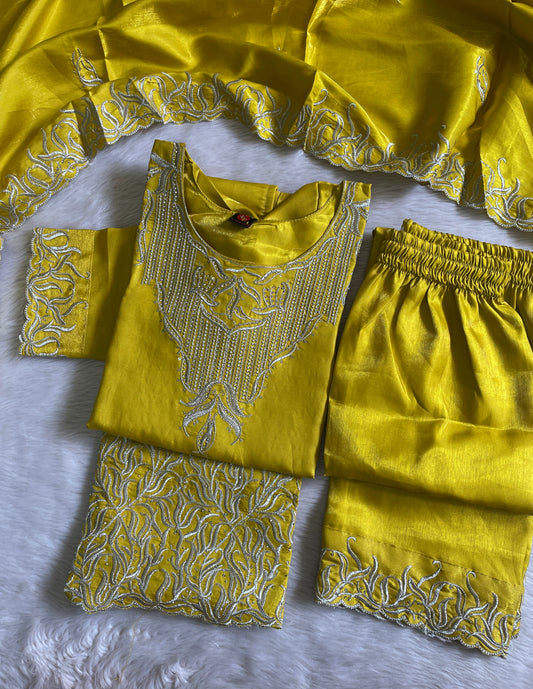 Festive Wear Kurta Sets with Lining (JOY069)
