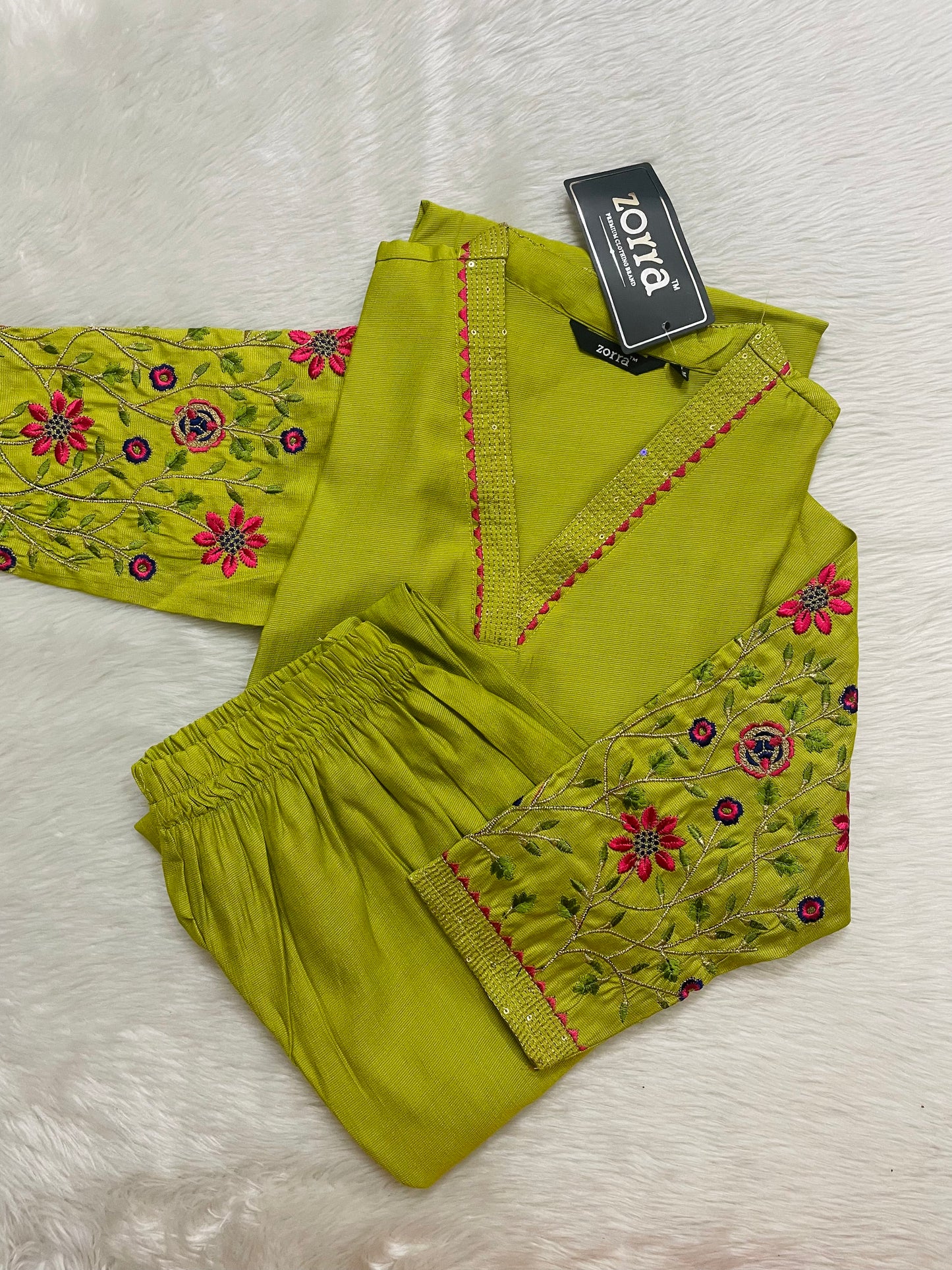 Premium Vatican Silk Co-ord Sets (JOY002)