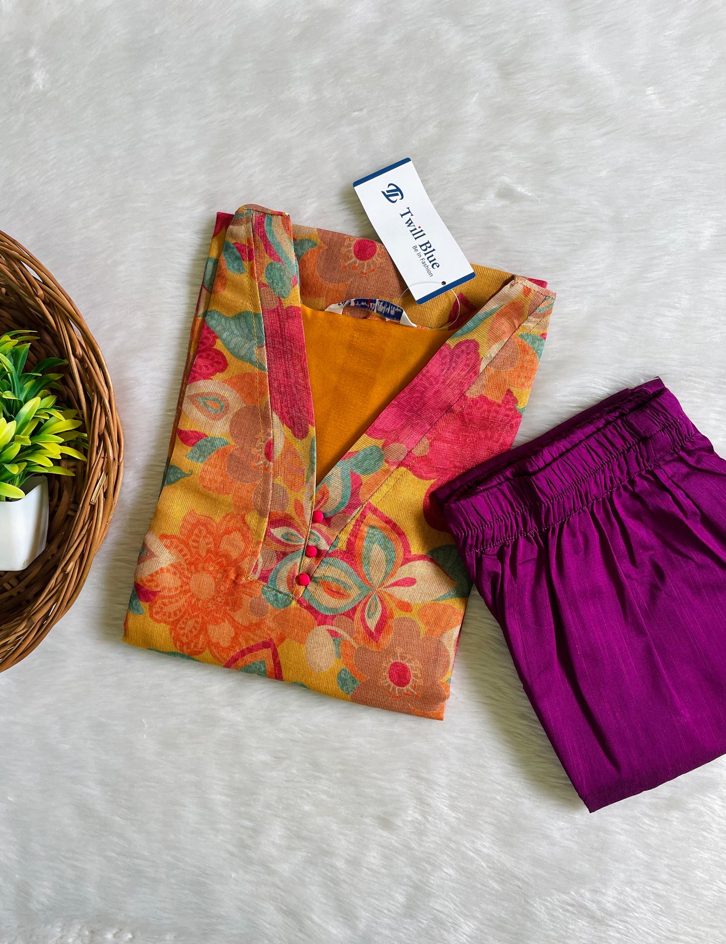 Premium Tissue Kurta Pant Sets