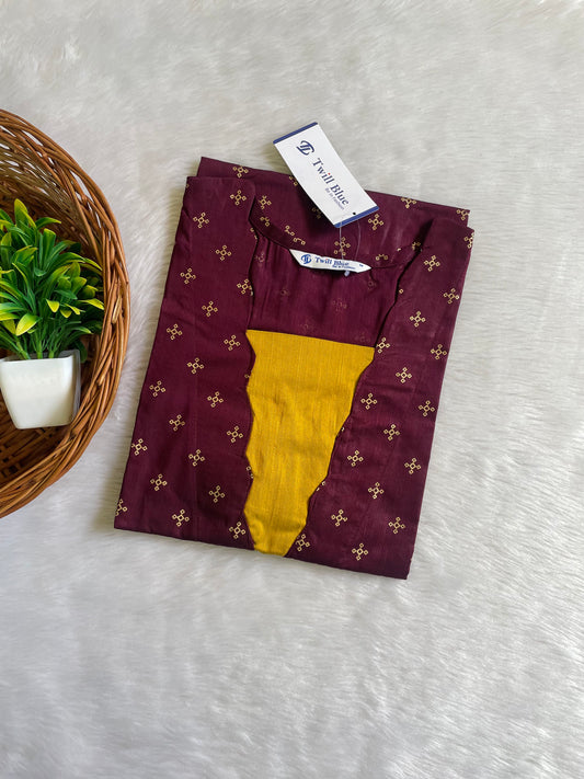 Festive Buti Silk Kurtis