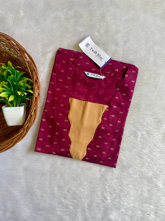 Festive Buti Silk Kurtis