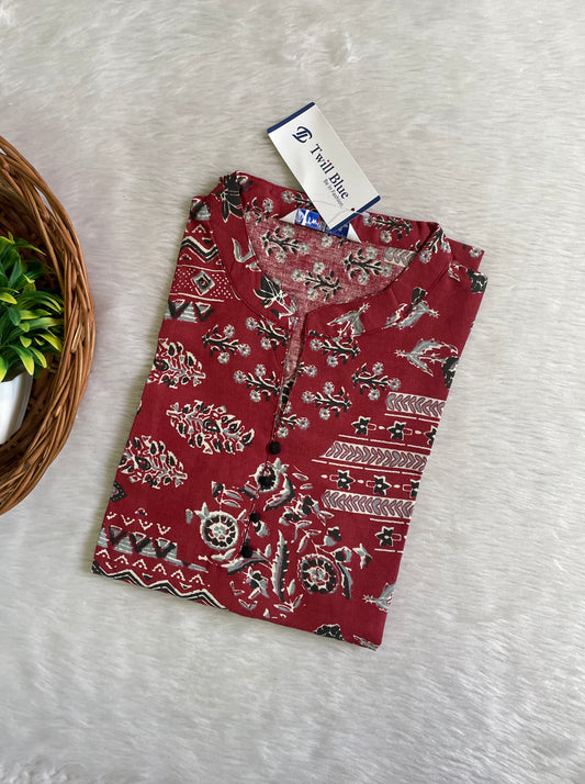 Cotton Kalamkari Kurtis