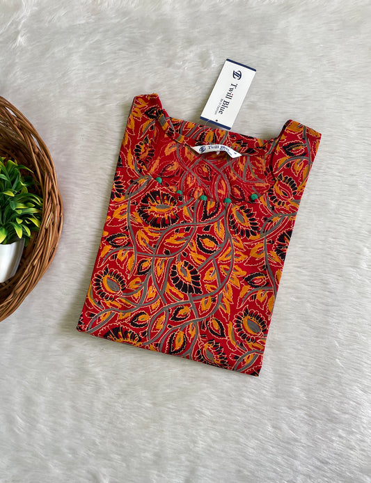 Cotton Kalamkari Kurtis