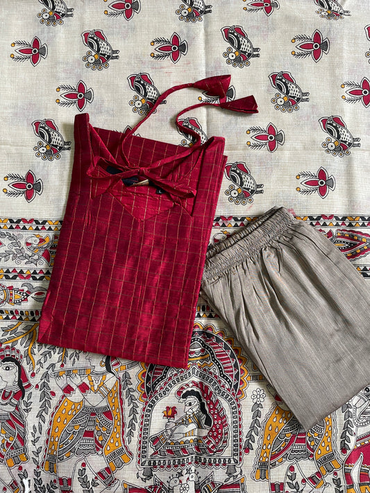 Premium Raw Silk Kurta Sets (JOY047)