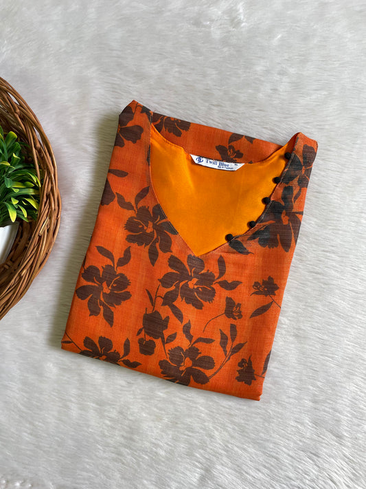Tissue Silk Kurtis