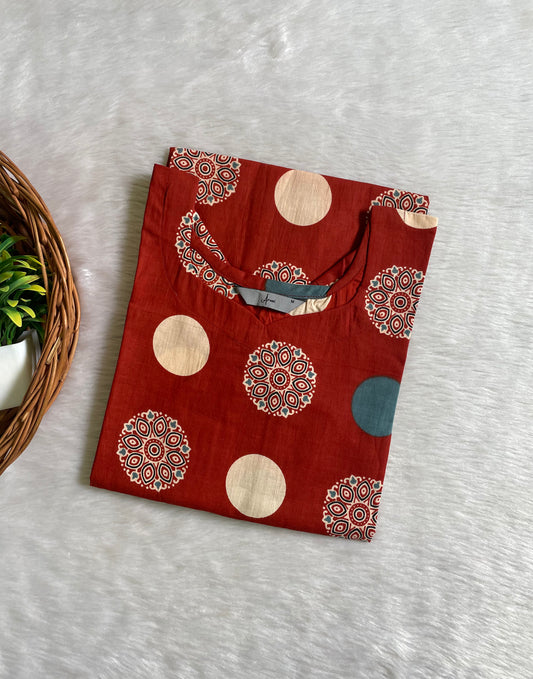 Cotton Kalamkari Kurtis