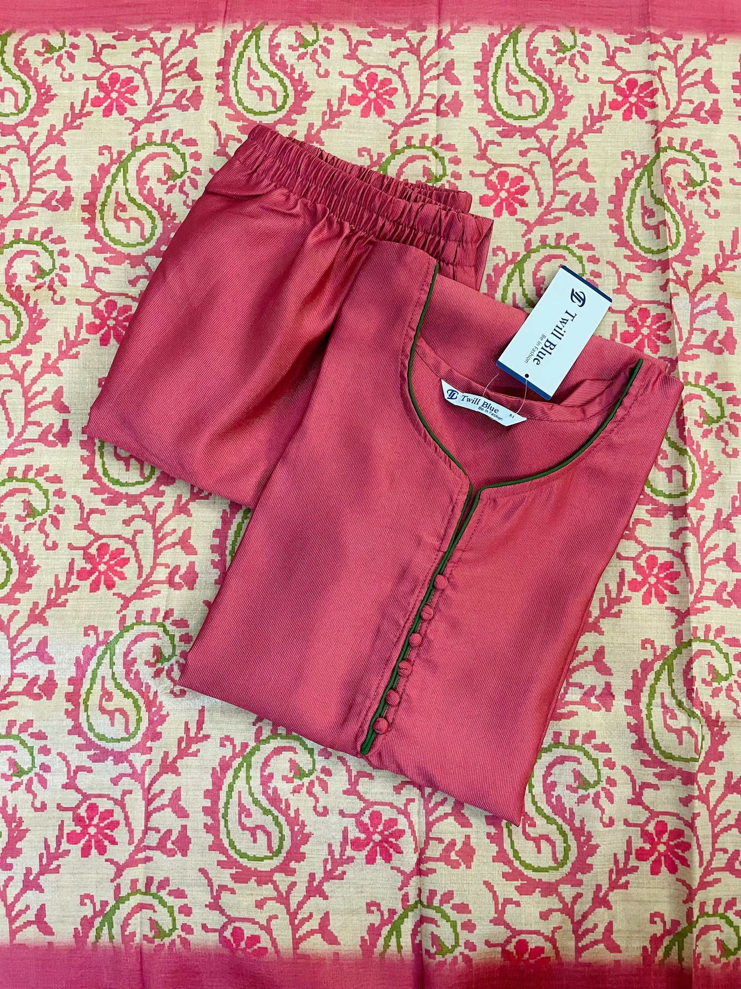 Festive Silk Kurta Sets with Kalamkari Dupatta (JOY014)