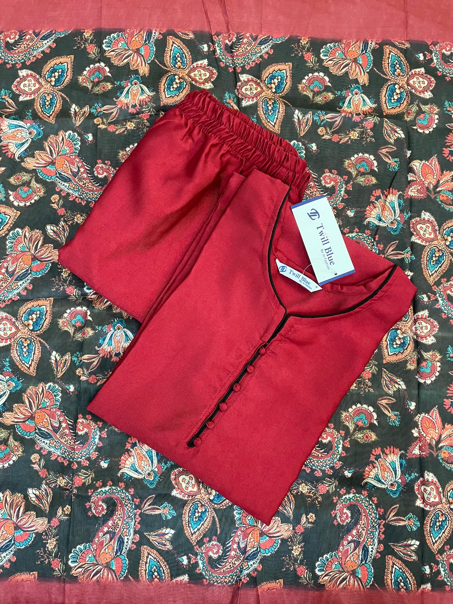 Festive Silk Kurta Sets with Kalamkari Dupatta (JOY014)