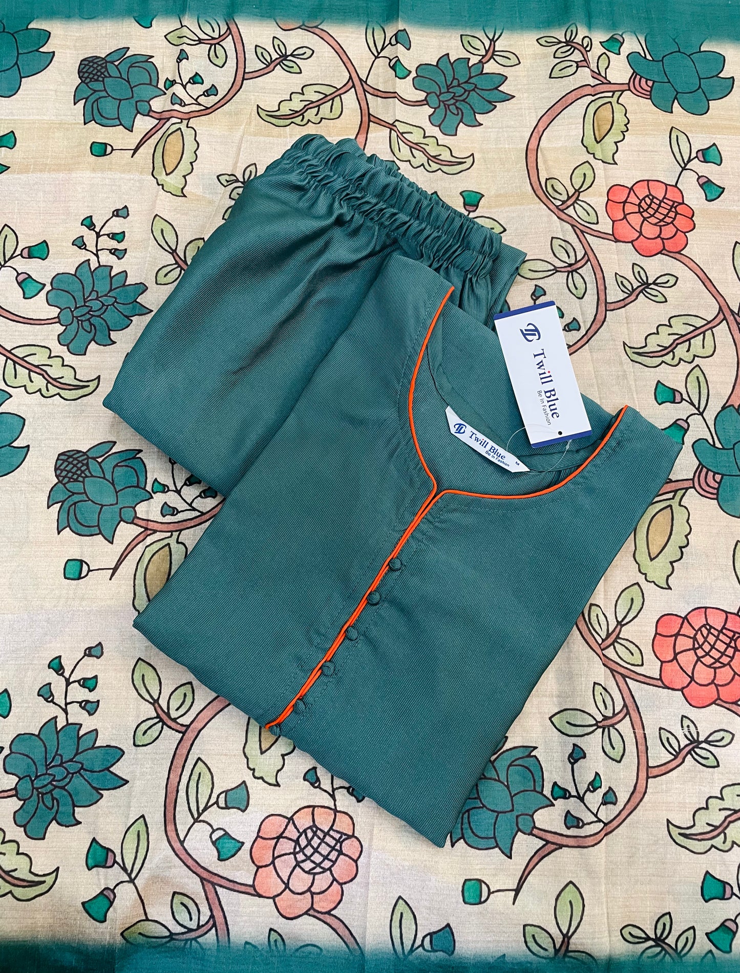 Festive Silk Kurta Sets with Kalamkari Dupatta (JOY014)