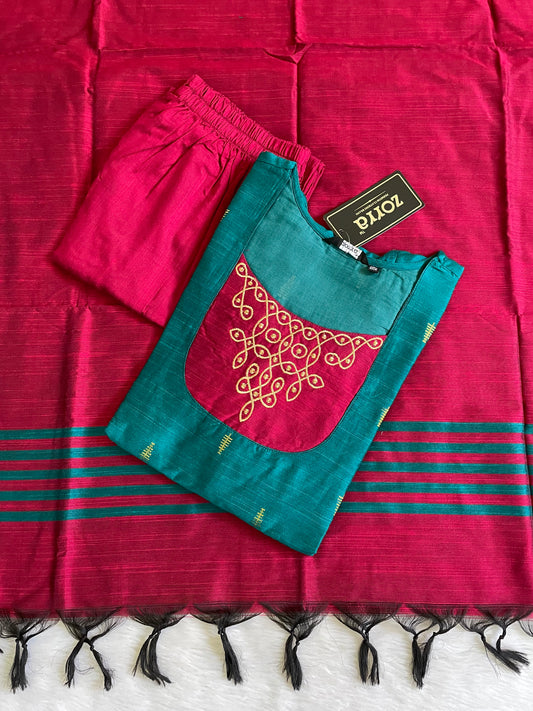 Premium Raw Silk Kurta Sets (JOY017)