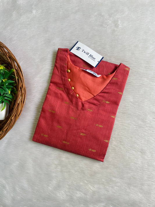 Premium Raw Silk Kurtis