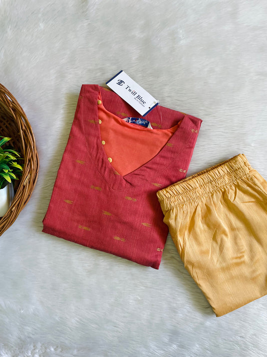 Premium Festive Buta Silk Co-ord Sets (JOY019)