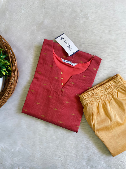 Premium Festive Buta Silk Co-ord Sets (JOY019)