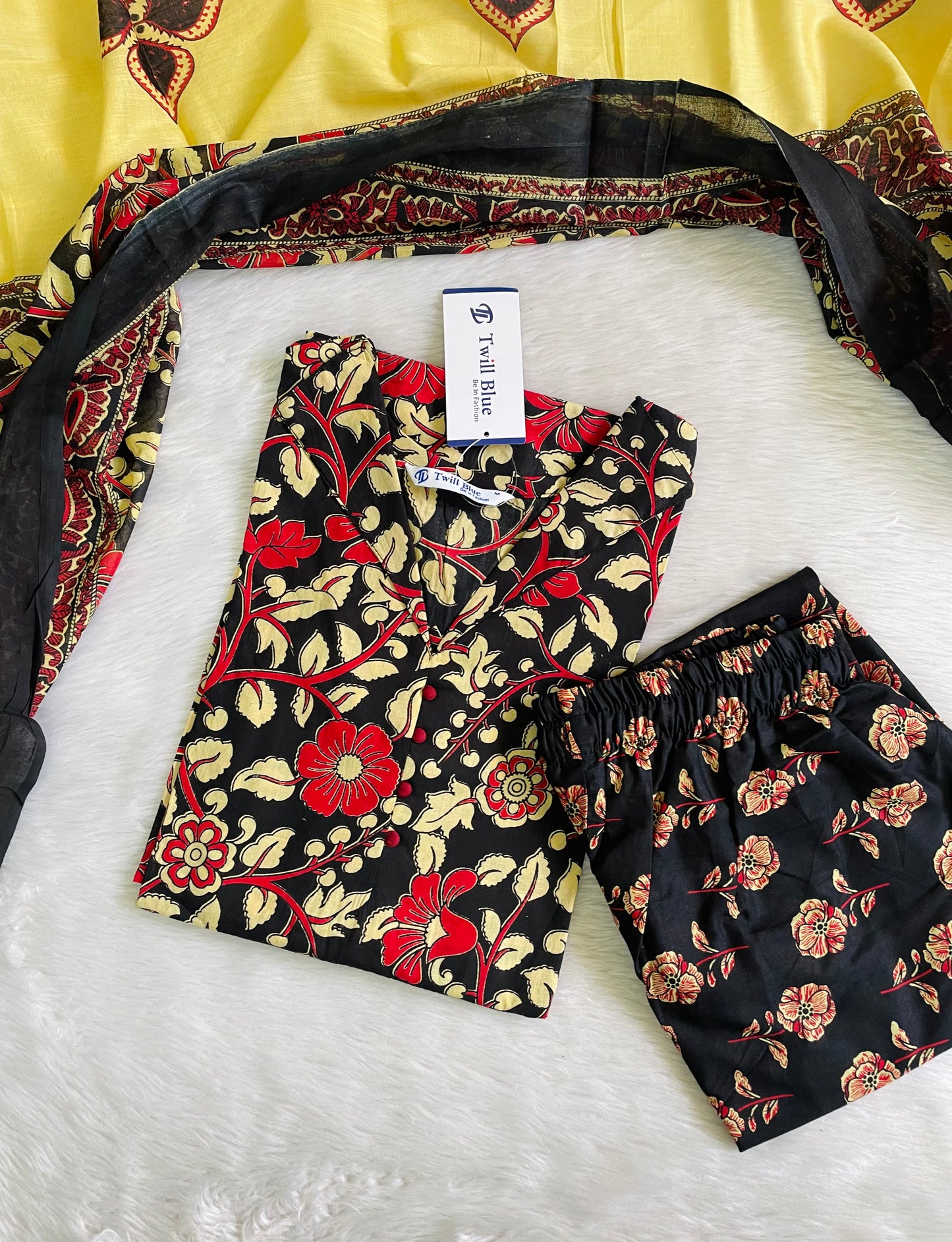Cotton Kalamkari Kurta Sets (JOY024)