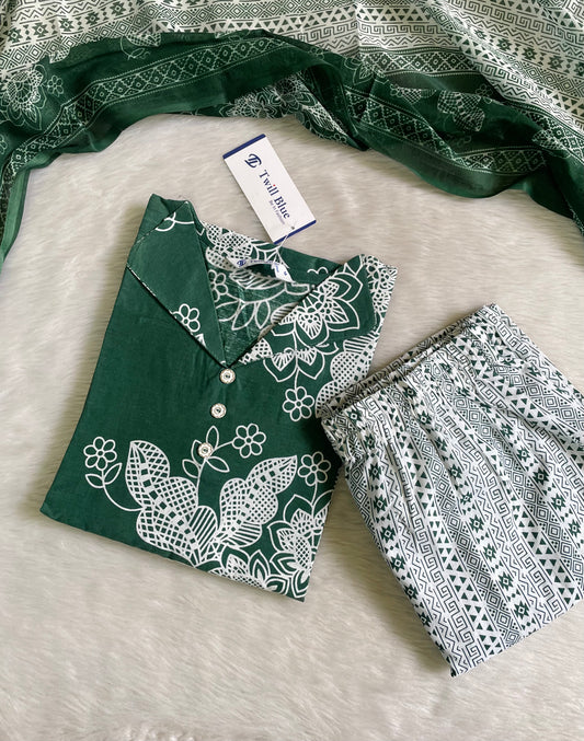 Cotton Kalamkari Kurta Sets (JOY024)