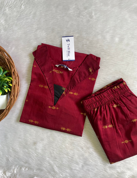 Premium Festive Buta Silk Co-ord Sets (JOY025)