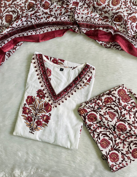 Pure Cotton Kurta Sets (JOY028)